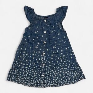 GAP Baby Denim Dress with Star Design